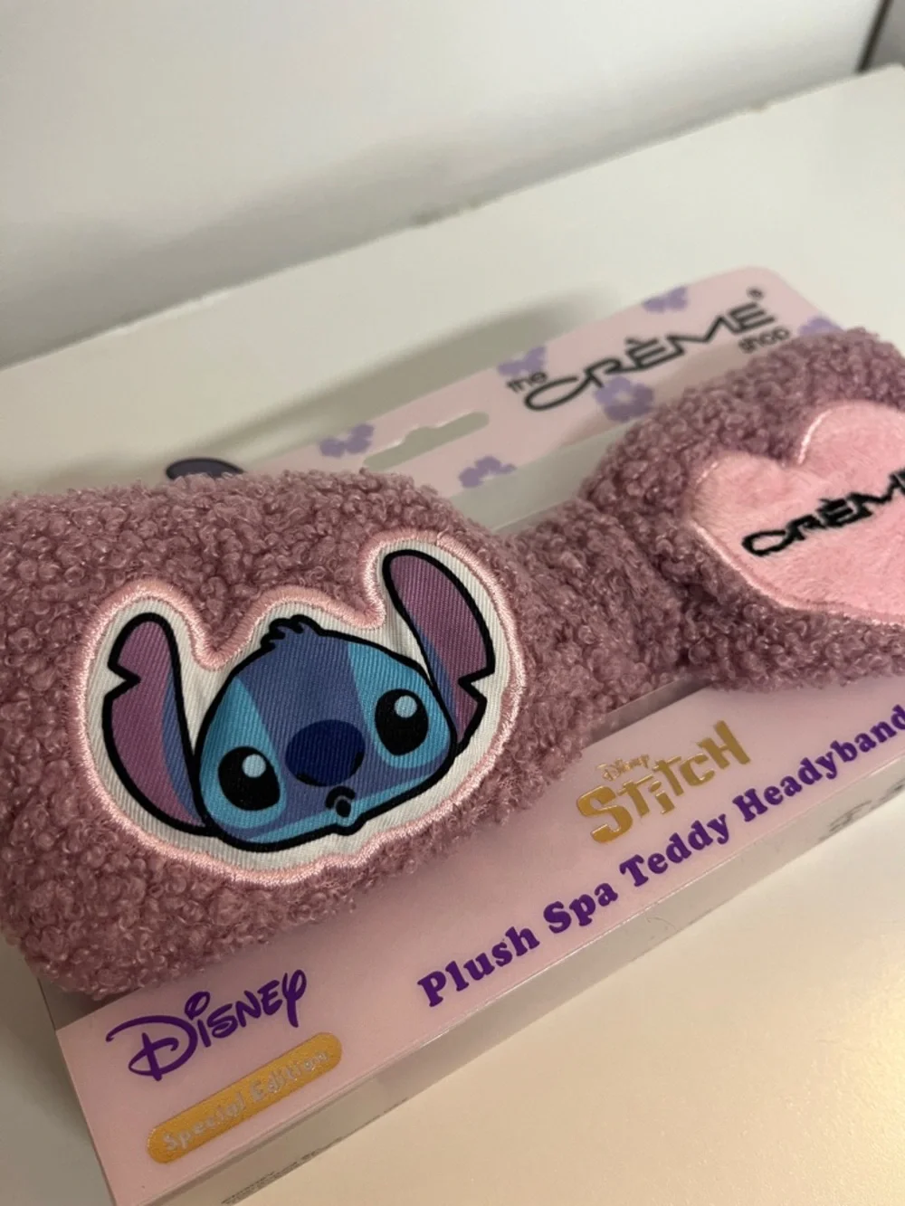 The Crème Shop Stitch Disney Special Edition Plush Spa Teddy Soft Headband